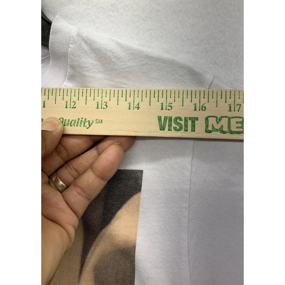 Whitney Houston 100% Cotton Graphic T-Shirt White Unisex Size Medium Crew Neck - Picture 5 of 10